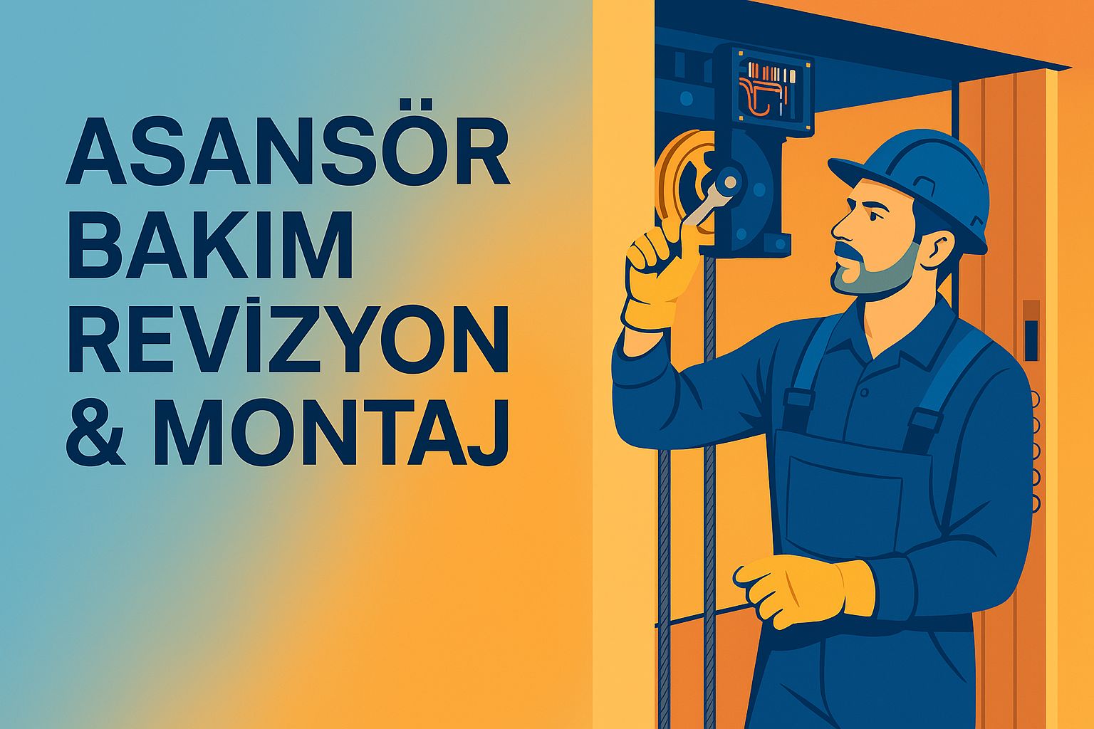 Asansör bakım revizyon montaj